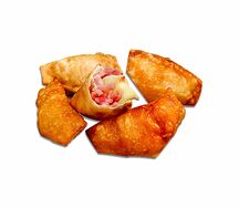 Мини-чебуреки с ветчиной и сыром