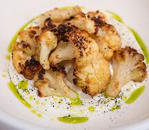 Цветная капуста с сырным соусом