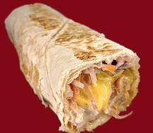 Дюрюм-кебаб с курицей и сыром