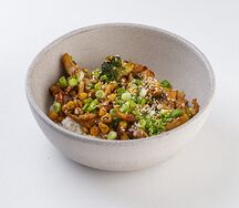 Сладкая курица терияки с рисом