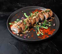 Филадельфия в сливочно-ореховом соусе