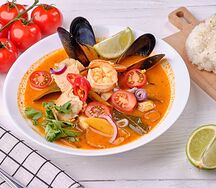 Том Ям с морепродуктами