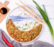 Рис жареный с овощами