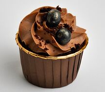 Капкейк Брауни-вишня