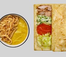 Комбо-обед №3 Тыквенный крем-суп и Кураблин Майо