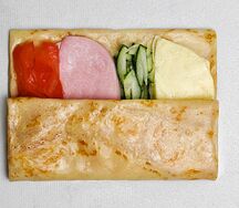 Блин Белый русский с ветчиной и сыром