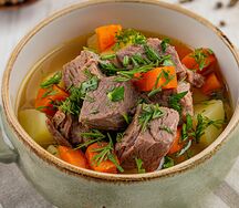 Мясо с овощами