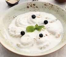 Вареники с творогом сладкие