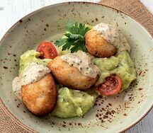 Котлеты из судака с картофельным пюре