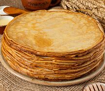 Блины со сметаной