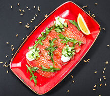 Слабосоленый лосось