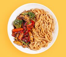 Курица в соусе терияки с кунжутом