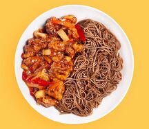 Курица по-азиатски с ананасами