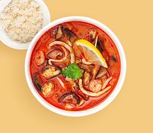 Суп Том Ям острый с курицей