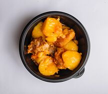 Картофель тушеный с мясом