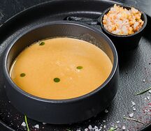 Сливочный суп с креветками