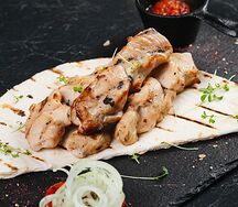 Шашлык из куриного филе