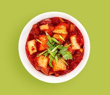 Острый салат Кактуги из дайкона 