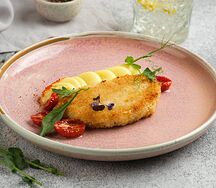 Котлета из щуки с картофельным пюре