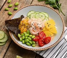 Поке с креветкой