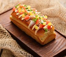 Бриошь с креветкой