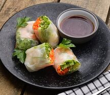 Спринг-роллы с креветкой