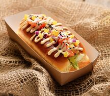 Бриошь с лососем