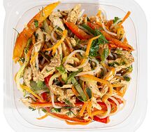 Салат Фунчоза с курицей