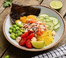 Поке с лососем