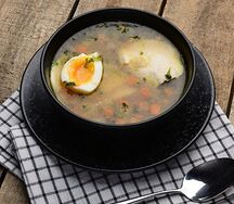 Суп куриный