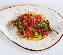 Запеченная Форель с томатами и сладким перцем