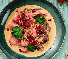 Ростбиф с соусом баже