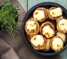 Шампиньоны запеченные