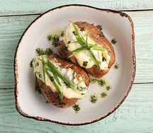 Картофель, запеченный на углях