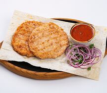 Куриные котлетки на мангале