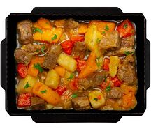 Рагу из говядины с тыквой и картофелем