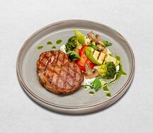 Стейк из свинины на гриле