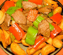 Мясо по-азиатски на жаровне