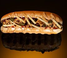 Хот-дог с говядиной