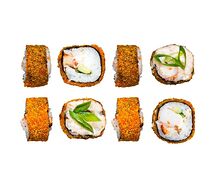 Темпура морской с ореховым соусом