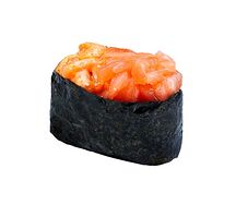 Острый гункан с лососем