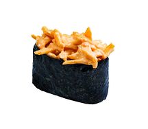 Острый гункан с крабом