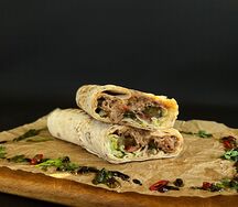 Шаурма с рваной свининой