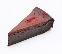 Флан Шоколадный с малиной