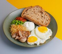 Глазунья с уткой