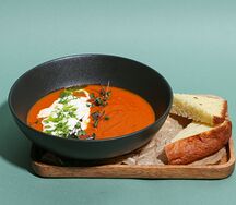 Суп томатный со страчателлой