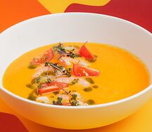 Суп-пюре Том ям с креветкой