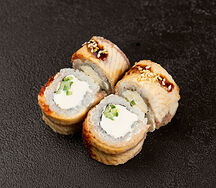 Половинка ролла Филадельфия с угрем