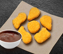 Наггетсы с соусом 6 шт