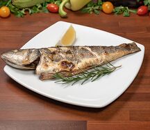 Сибас на углях